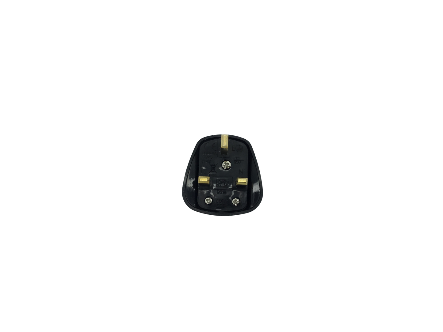 UK 3 Pin Plug - Black