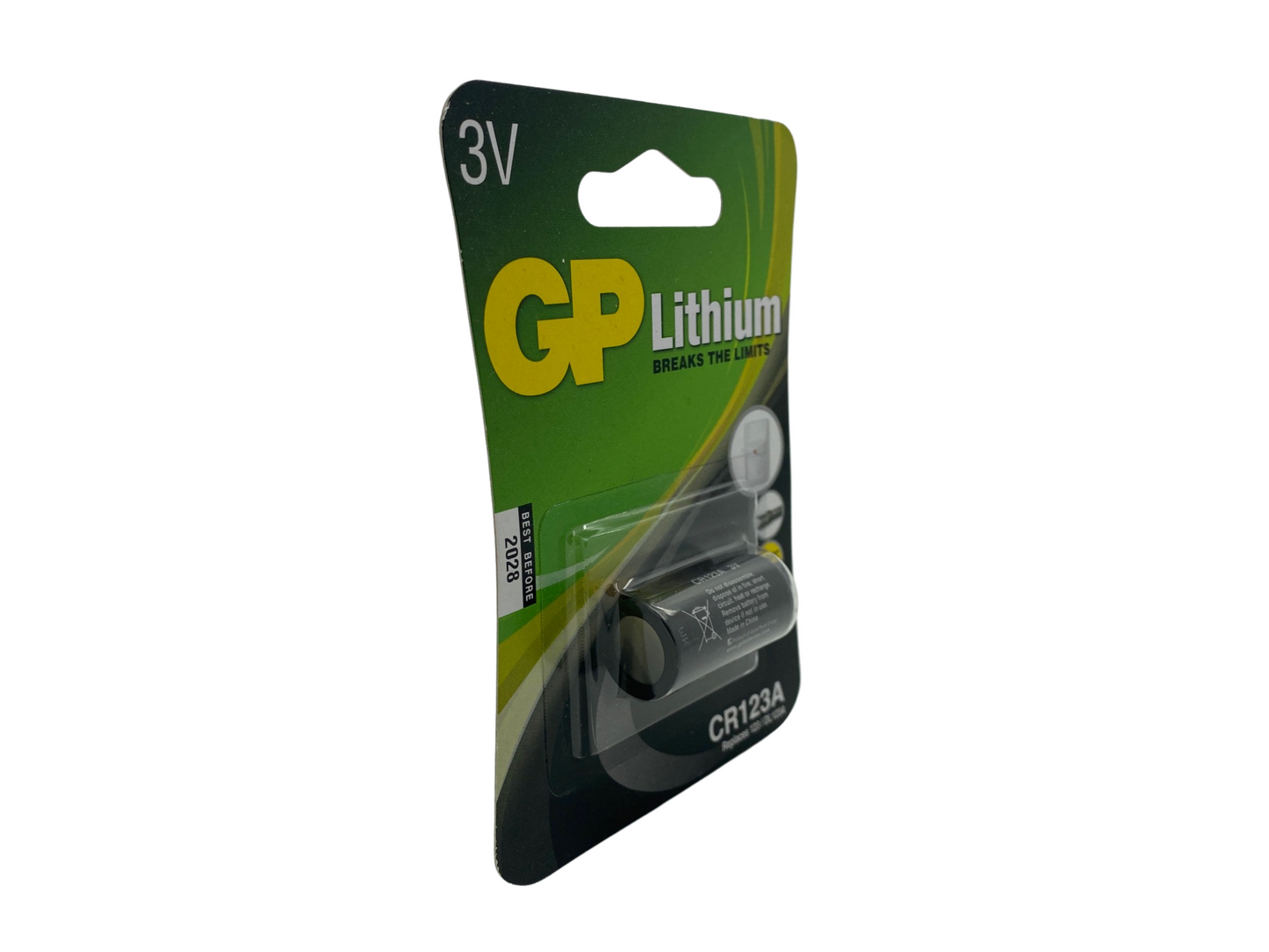 GP CR123A Lithium Battery