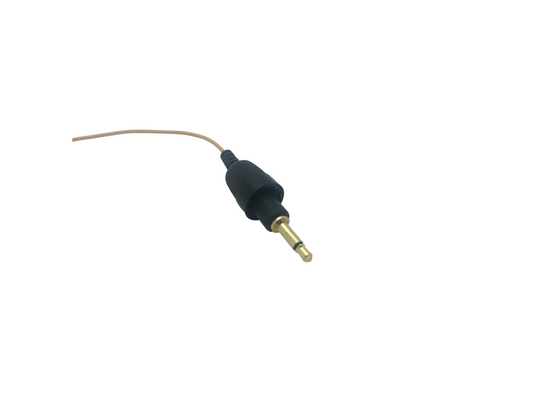 EM-77 Ear Worn Mic with 3.5mm Jack (Plastic Screw) Connector for TOA Beltpacks - Beige
