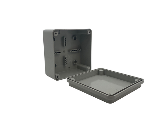 Thermoplastic Adaptable Box IP56 100mm x 100mm x 50mm - Grey