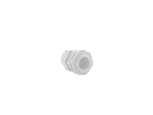 Nylon Cable Gland IP68 20mm Large Pack of 10 - White