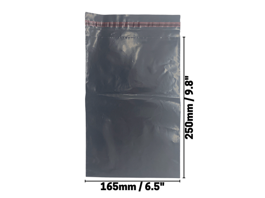Mailing Bag 165mm x 250mm 10 Pack - Grey