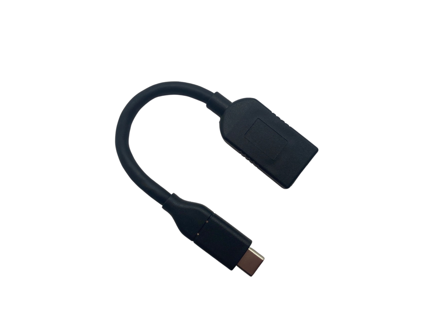 USB C Plug to USB A Socket Adaptor - Black
