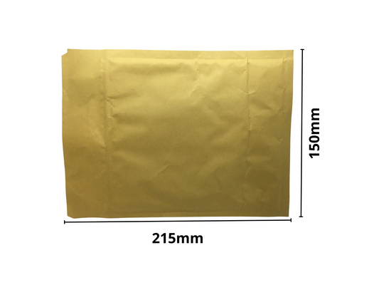 C0 Bubble Envelopes 150mm x 215mm 10 Pack - Gold
