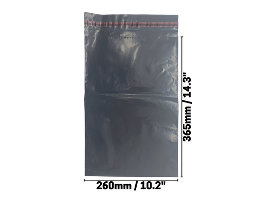 Mailing Bag 260mm x 365mm 10 Pack - Grey