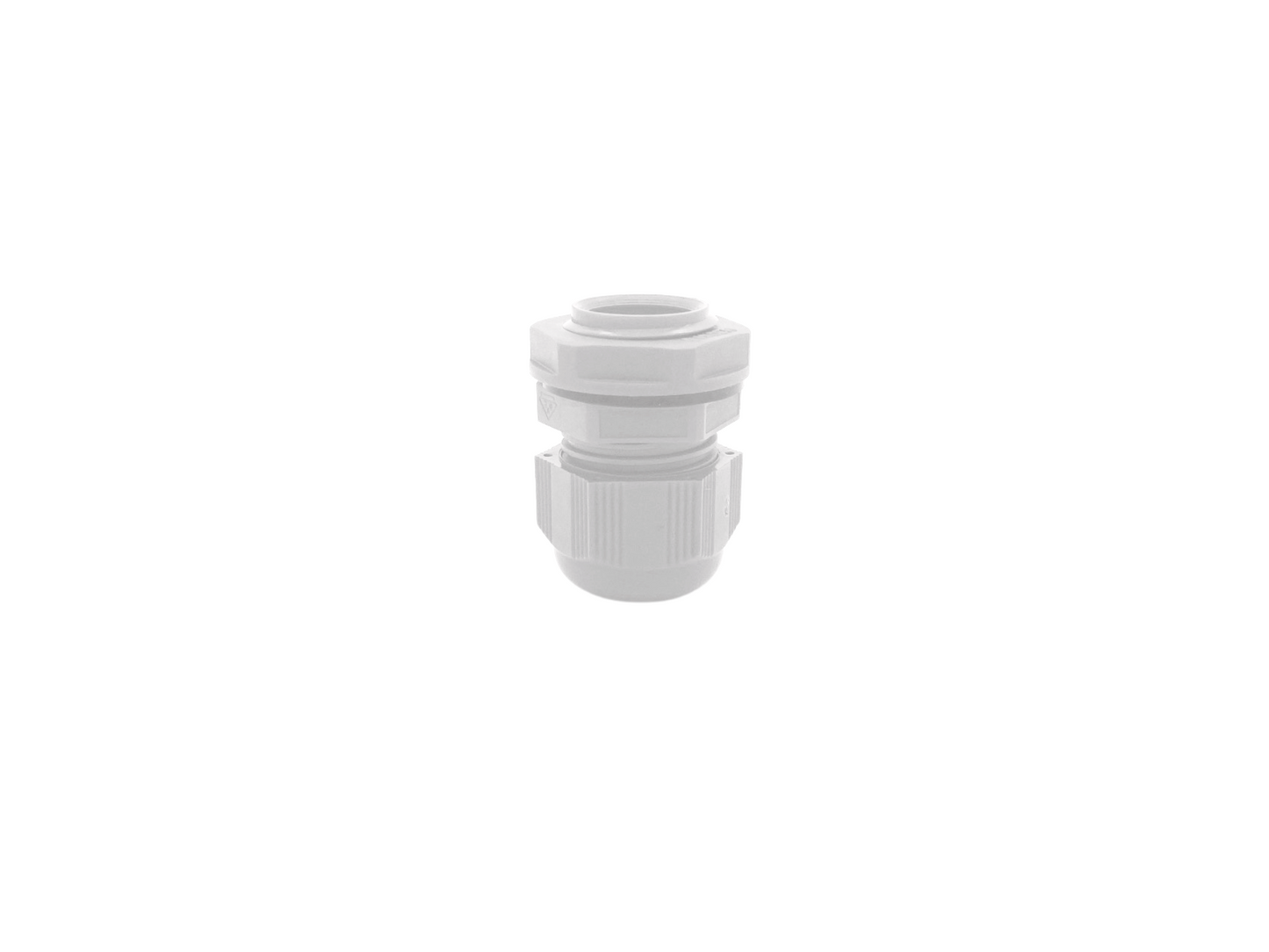 Nylon Cable Gland IP68 20mm Pack of 10 - White