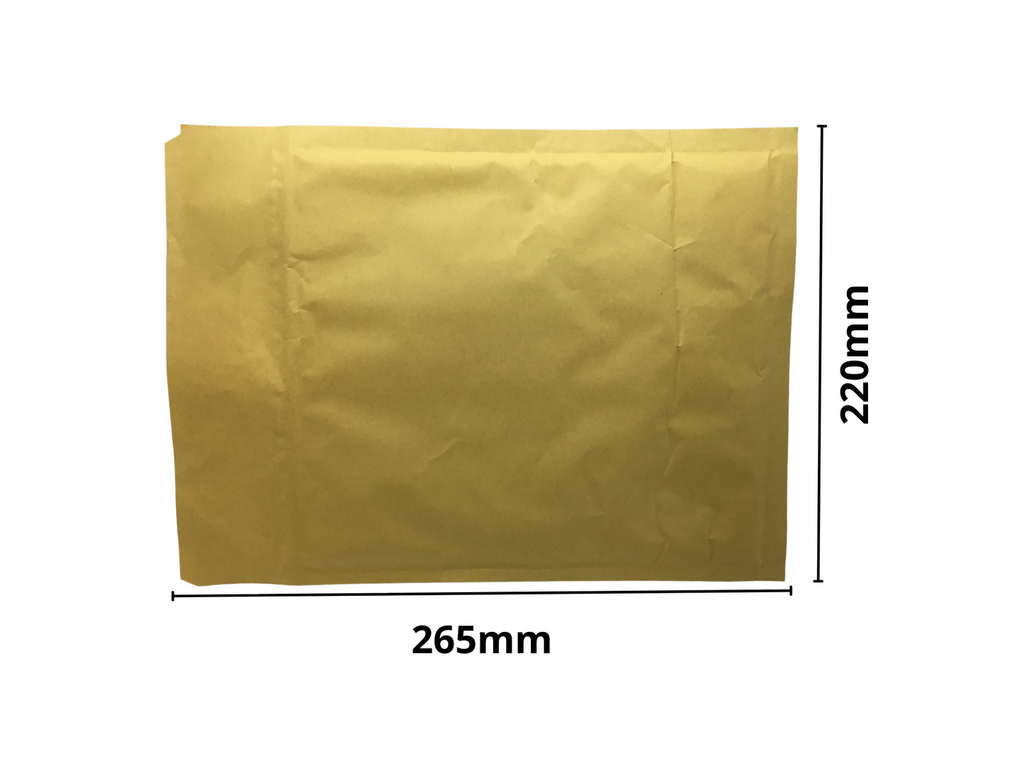 E2 Bubble Envelopes 220mm X 265mm 10 Pack - Gold