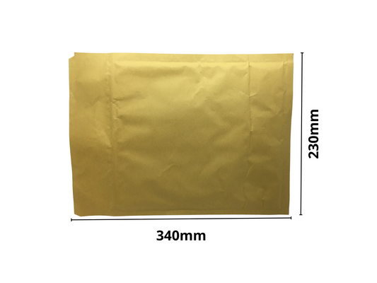 F3 Bubble Envelopes 230mm x 340mm 10 Pack - Gold