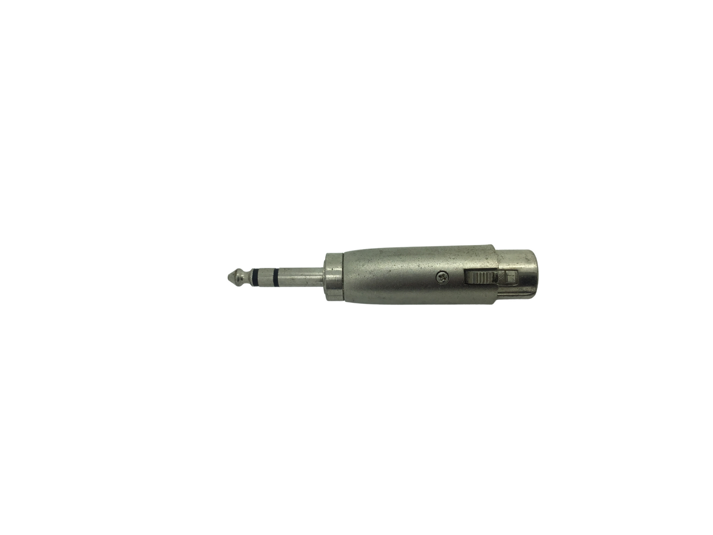 6.35mm 3 Pole Stereo Plug to 3 Pin XLR Female Adaptor - Nickel