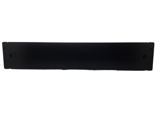 2U Rack Blank Panel Tool-Less - Black