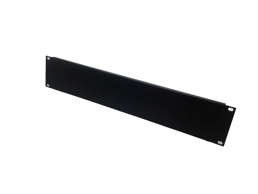 2U Rack brush panel 19" - Black