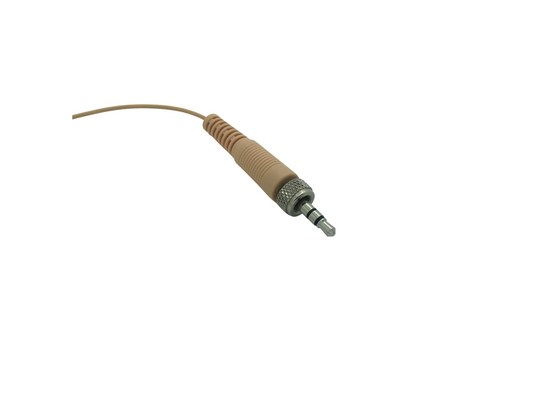 EM-77 Ear Worn Mic with 3.5mm Jack (Metal Screw) Connector for TOA Belt-Packs - Beige