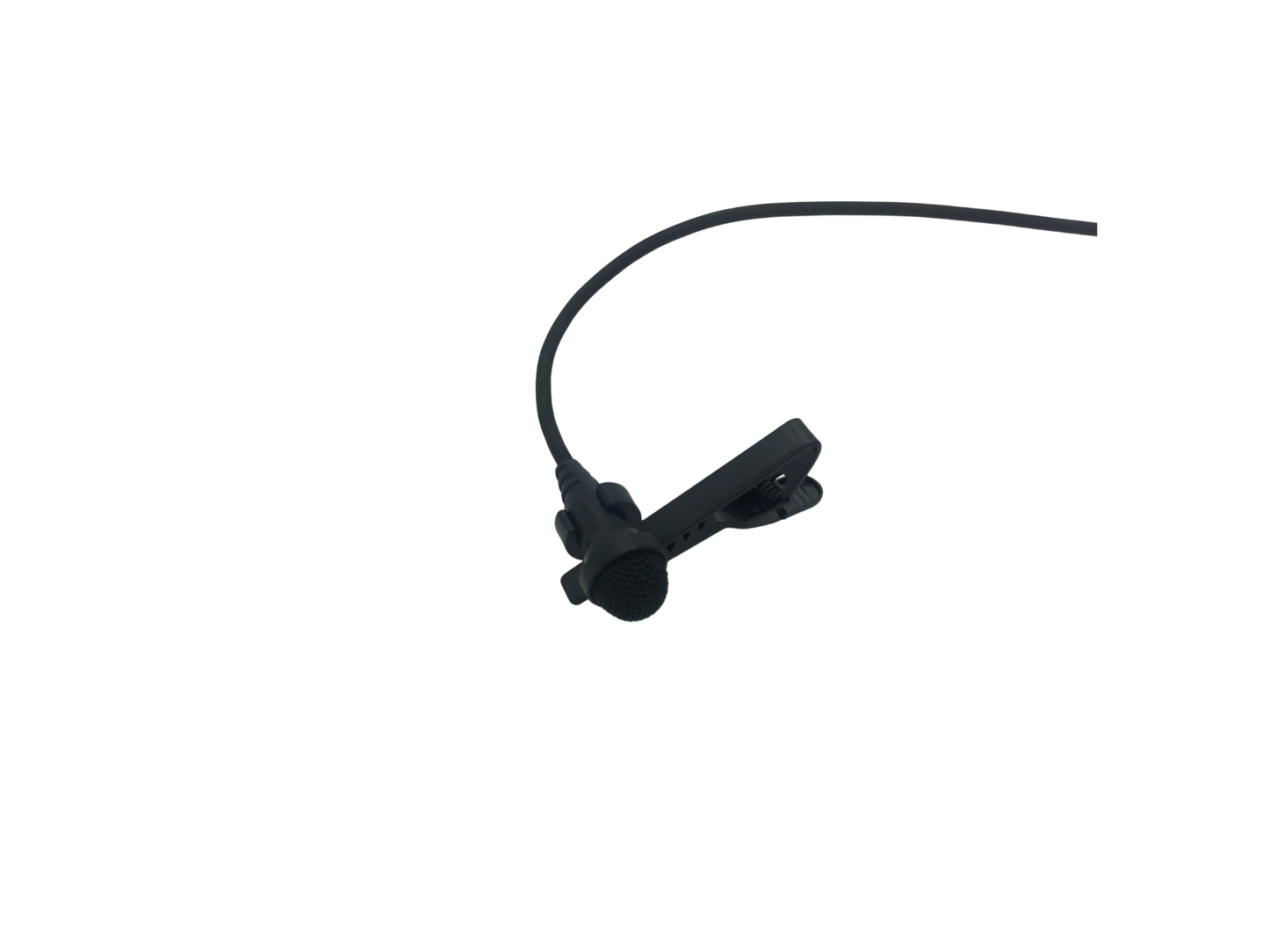 Slim Type Lapel Mic and Clip with 4 Pin Mini XLR Connector for Trantec S5.5 Belt-Packs