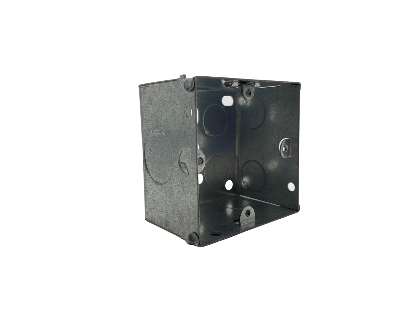 1 Gang Flush Install Steel Back Box 47mm Deep - Galvanised