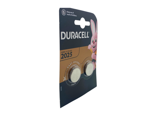 Duracell CR2025 Lithium Cell Battery 2 Pack