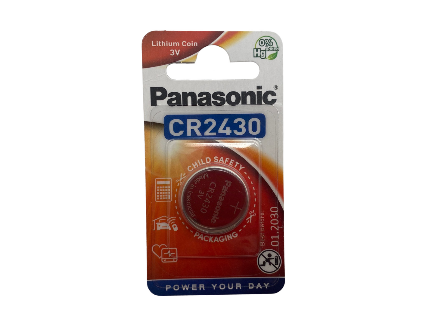 Panasonic CR2430 Lithium Cell battery