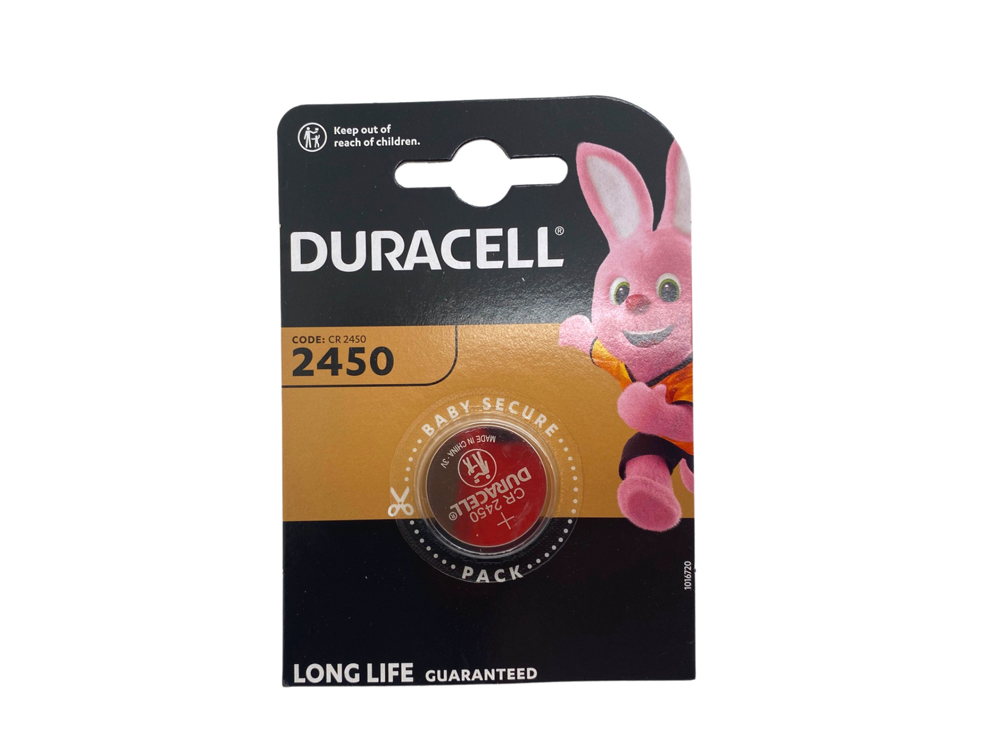 Duracell CR2450 Lithium Cell Battery
