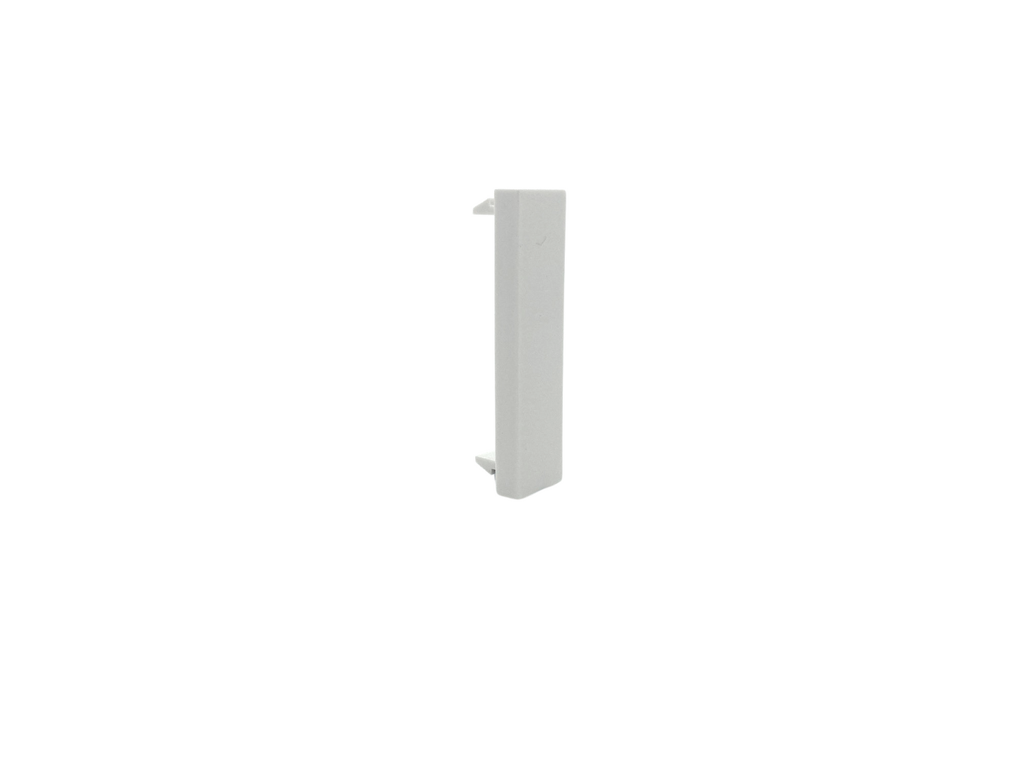 Half Euro Module Blank 12.5mm x 50mm - White