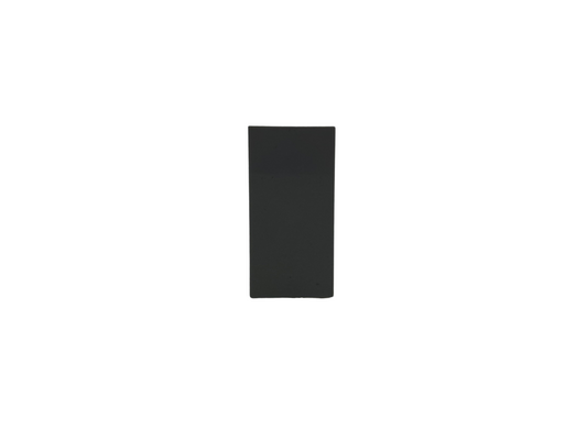 Single Euro Module Blank 25mm x 50mm - Black