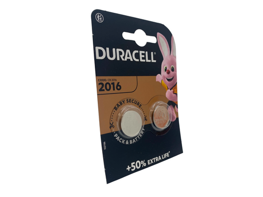 Duracell CR2016 Lithium Cell Battery 2 Pack