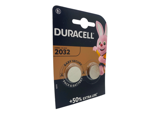Duracell CR2032 Lithium Cell Battery 2 Pack