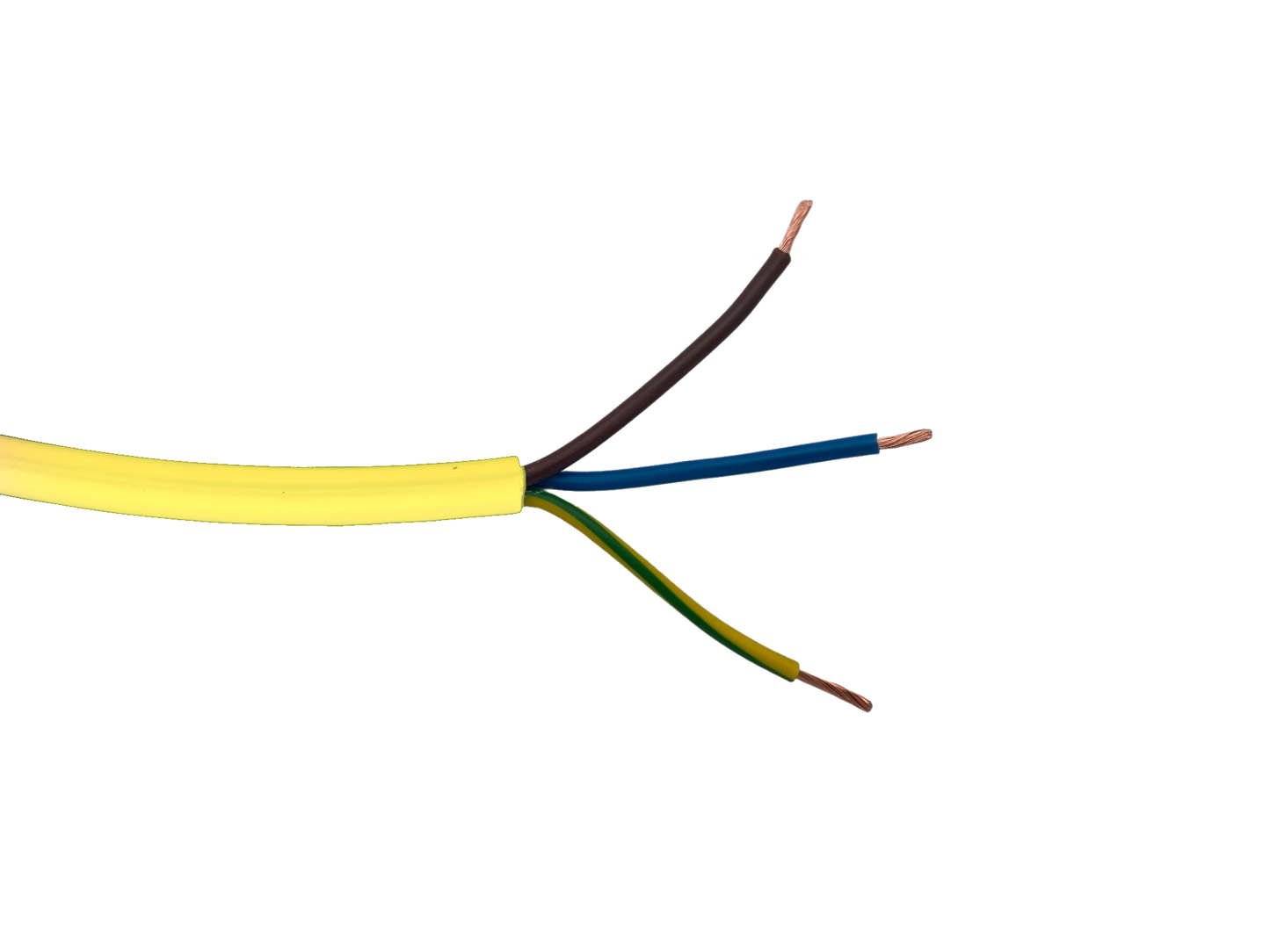3183YAG 3 Core Arctic Mains Lead PVC Flex - Yellow